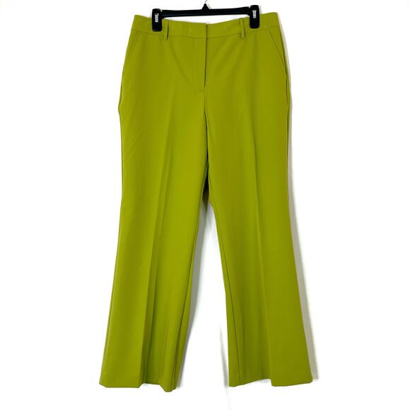 Worthington | Trouser Golden Lime Green Pants Wrinkle Free NWT Womens - Picture 1 of 9